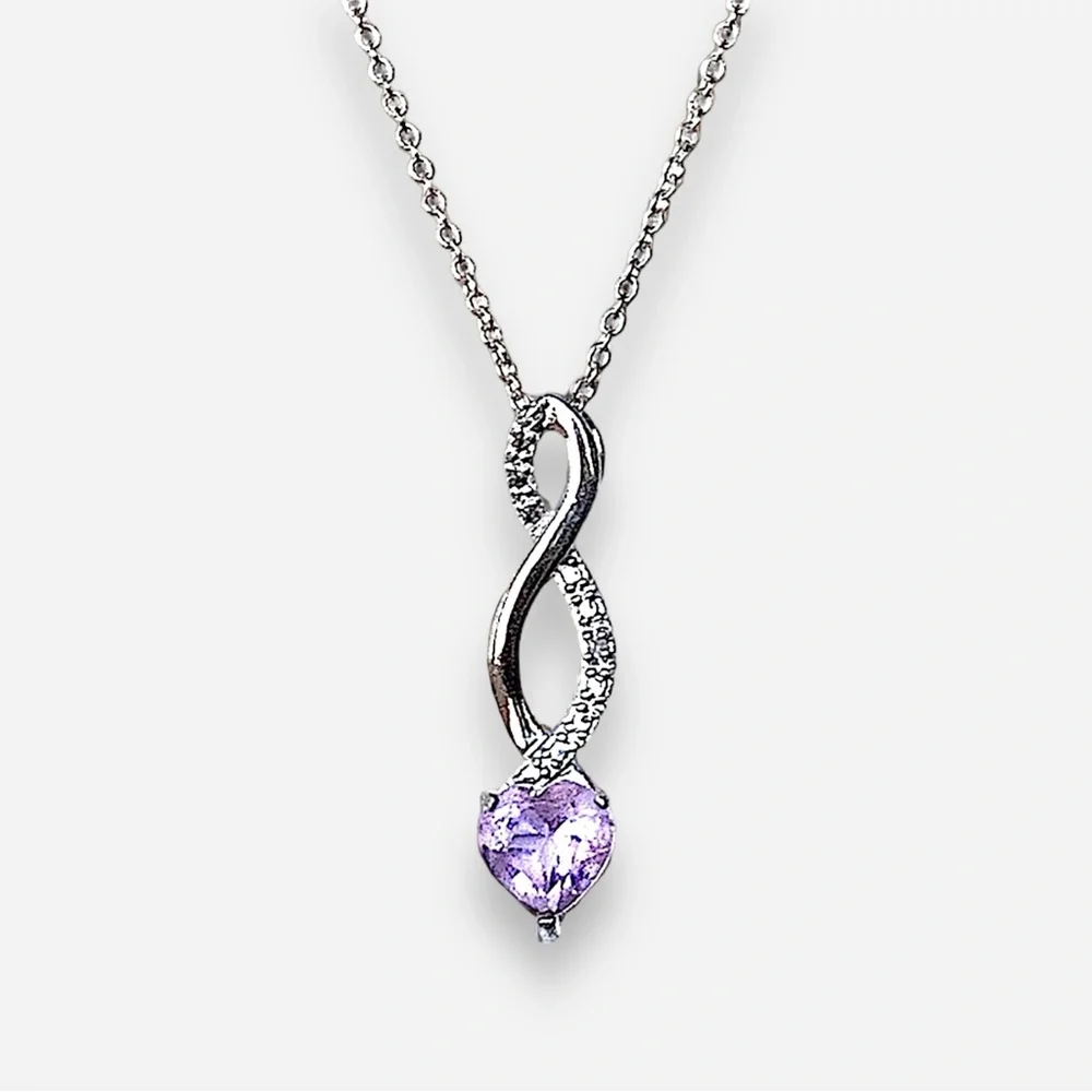 925 Sterling Silver Necklace Marsala